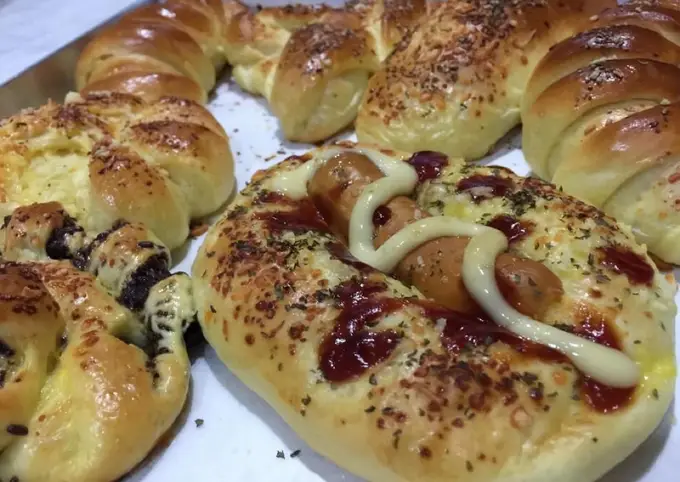 Langkah-langkah untuk membuat Cara membuat Roti Manis Rumahan / Donat Kampung kuning telur