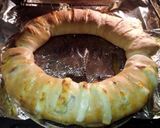 A picture of step 8 of LuBella's Family Size Stromboli.