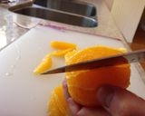 A picture of step 3 of Orange supreme.