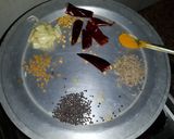 A picture of step 1 of Dal tadka. Bachelor style.