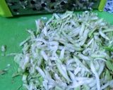 A picture of step 2 of Achari Methi kadu.