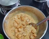 A picture of step 4 of Veg. Babycorn in curd.