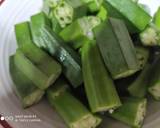 Fried Ladies finger with Sambal petai recipe step 3 photo