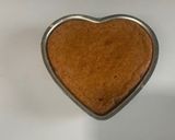 A picture of step 9 of Roohafza Rava Cake.