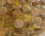 A picture of step 3 of SAUSAGE, POTATO, AND CORN CHOWDER.