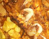 Foto del paso 6 de la receta: Merluza rellena de mejillones y gambas al ajillo en salsa americana (Made in Petina)