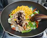 鮪魚玉米炒甜椒(簡單料理)的食譜步驟5照片