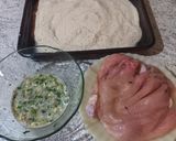 Foto del paso 1 de la receta: Milanesa de pollo napolitana