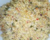 A picture of step 1 of Moi moi/jallof rice /fish.