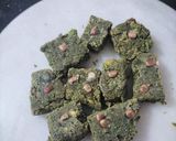 A picture of step 4 of Matar burfi.