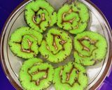 Foto langkah ke 5 dari resep Bolu Gulung Batik Pandan Isi Selai Nanas dan Goldenfil Tiramisu.
