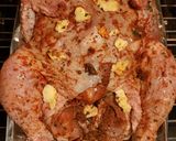 A picture of step 4 of Masala Roasted Chicken.