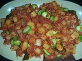Sambel pete teri kentang