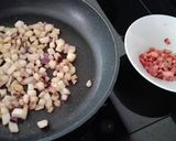 Foto del passaggio 2 della ricetta Fusilli con verdure e pancetta croccante