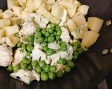 A picture of step 3 of Pea, Cabbage, and Potato Curry.