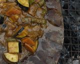 A picture of step 4 of Magnolia Leaf Miso.