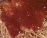 A picture of step 7 of Vickys Slow Cooker BBQ Pulled Pork, GF DF EF SF NF.