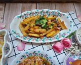 Hình bước làm 2 của món Bò xào khoai tây