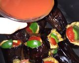 A picture of step 8 of Eggplants with Surprise Meatballs.