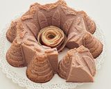 Une image de l'étape 3 de Flan aux pommes /chocolat.
