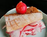 A picture of step 4 of Radish and Salted Butter Sandwich.