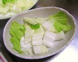 A picture of step 2 of Microwave-Steamed Cod and Chinese Cabbage.