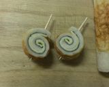 A picture of step 6 of Fragrant Shiso, Chikuwa Fish Stick and Nori Seaweed Fried Morsels.