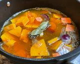 Une image de l'étape 6 de 🪹🥄velouté butternut 🍠patate douce 🥣🫜lentilles 🪸.
