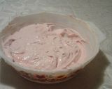 A picture of step 4 of No Bake Fresh Strawberry Cheesecake.
