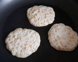 A picture of step 4 of Vickys Sweetcorn Fritters, GF DF EF SF NF.