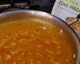 A picture of step 5 of Dal Makhani.