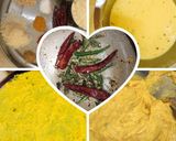 A picture of step 2 of Gujarati khandvi.