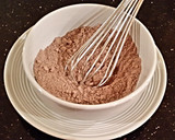 A picture of step 2 of Chocolate Crunch Layer Cake.