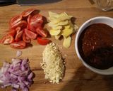 A picture of step 1 of Sir's Chilli Crab.