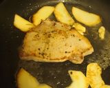 A picture of step 5 of Apple & Rosemary Sautéed Pork.