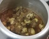 A picture of step 3 of Kerala style Beef fry with Malabar Paratha.