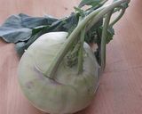 A picture of step 1 of Sweetly Pickled Kohlrabi.