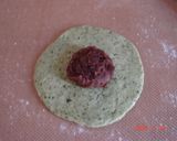 A picture of step 5 of Plump & Fluffy Anpan with Yomogi (Japanese Mugwort).