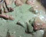 A picture of step 2 of Green Chicken.
