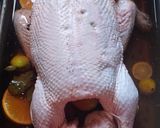 A picture of step 1 of Duck with Bouquet Garni.