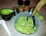 A picture of step 7 of Mike's Fiesta Guacamole.