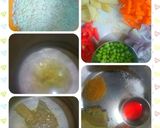 A picture of step 1 of Veg pulao.