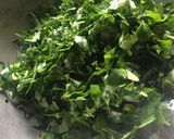 A picture of step 2 of Water Spinach Saag.