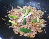 韓式泡菜豬肉炒金針菇的食譜步驟6照片