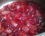 A picture of step 2 of Cranberry orange chutney (for chicken).