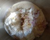 A picture of step 1 of Stuff rawa sandwich.