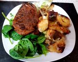 A picture of step 4 of My Marinaded Rump Steak with Onions & Cheesy Potatoes 😘.