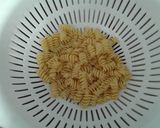A picture of step 3 of T's Turkish Cold Pasta Salad.