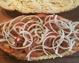 A picture of step 3 of Oval Cheese and Tomato Braai Bread.