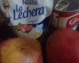 Foto del paso 1 de la receta: 💛𝐴𝐺𝑈𝐴 𝐹𝑅𝐸𝑆𝐶𝐴 𝐷𝐸 𝑀𝐴𝑁𝐺𝑂 𝐶𝑅𝐸𝑀𝑂𝑆𝐼𝑇𝐴 🥭🥭😍😍